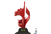不锈钢城市雕塑-BXGCS-1004
