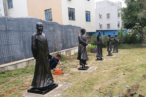 铜雕-传统人物雕塑-TDC1001-广州铸铜雕像